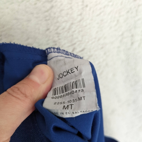 Jockey Women's Extreme Comfy Scrub Pant, Medium Tall, Royal Blue - Picture 8 of 9